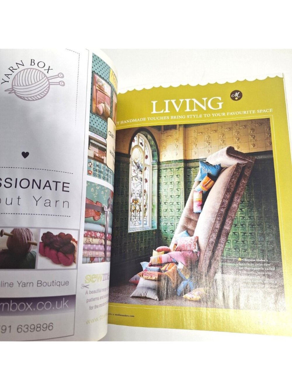 Mollie Makes Issue 7 Magazine UK 2011 DIY Crafts With Buttons Kit Mug Cosies - Picture 6 of 11